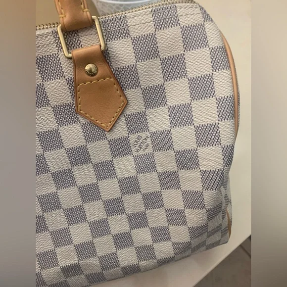 Speedy 30 Damier Azur Louis Vuitton - Picture 8 of 14